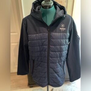 Hurley Quilted Hooded Jacket NWOT